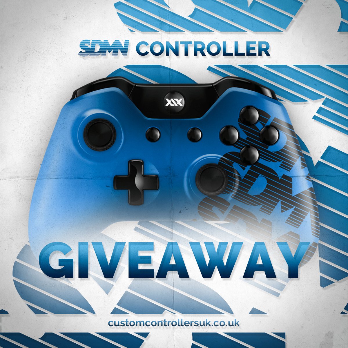 SidemenClothing's tweet photo. GIVEAWAY: Today we are giving away a Blue SDMN controller - Retweet this tweet for a chance to win!!

https://t.co/19eirYROIn https://t.co/hGAMhyOlY7