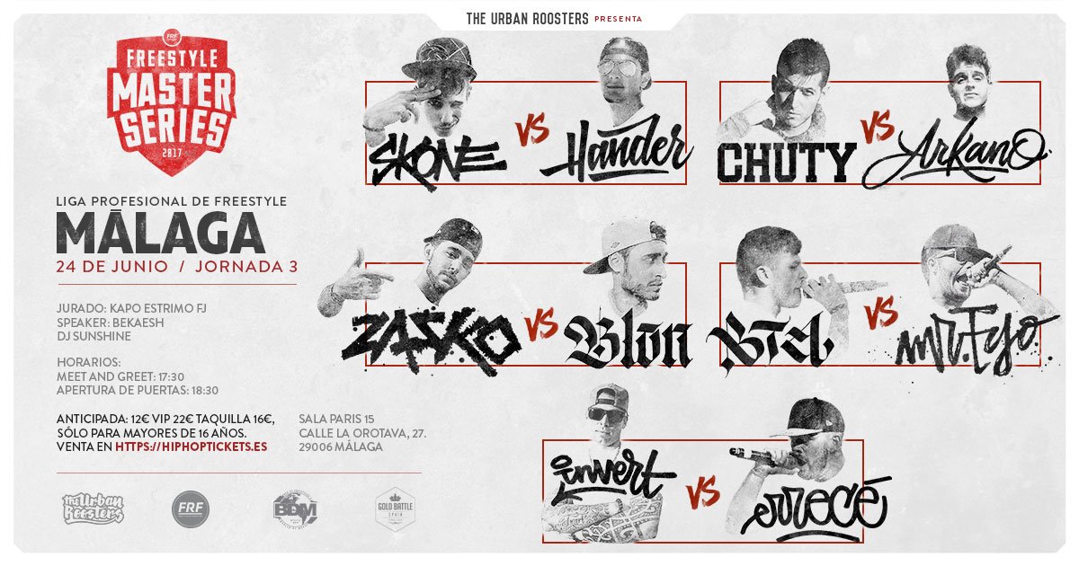 Infogallos's tweet photo. Freestyle Master Series - Jornadas 1,2 y 3 🔥¡Se viene con todo gente! https://t.co/14rPhAd8f2