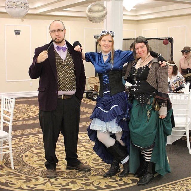 CoLSteampunk's tweet photo. #tbt to last year's Clue themed #steampunkgalaldn. Excited to see everyone this Sat. Don't forget dance tickets are now $25 each #ldnont https://t.co/O4oCv3xLdN