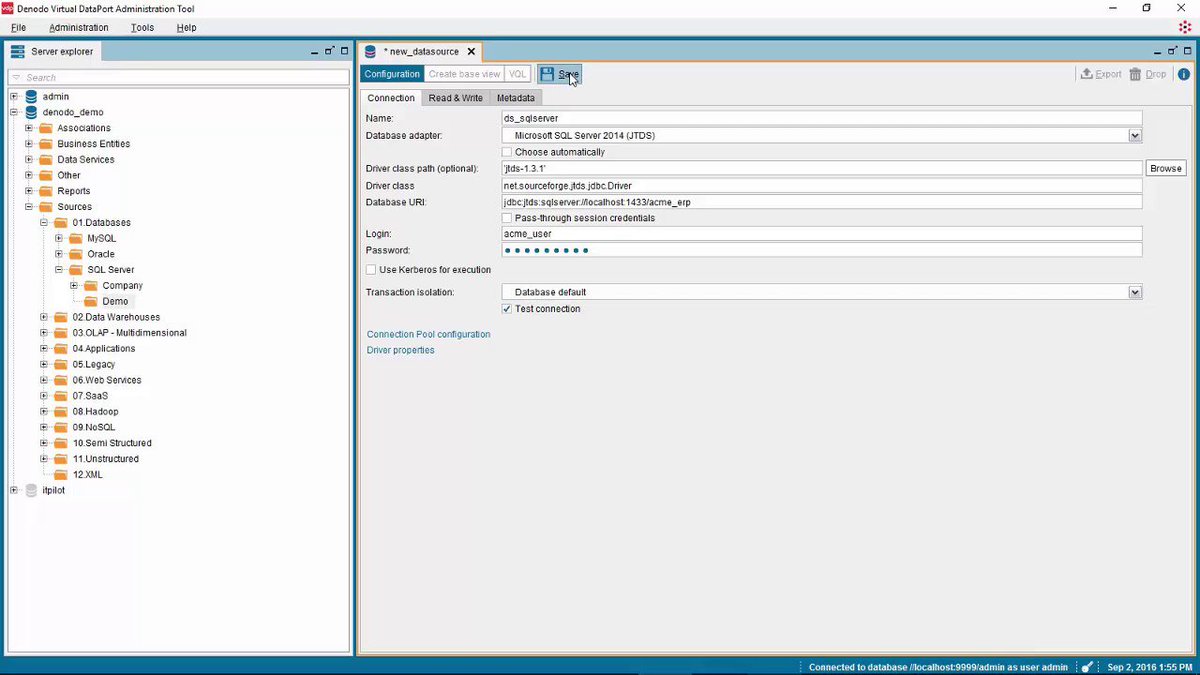 dataloco's tweet image. Connecting to a Relational Database using JDBC dub.io/s/113116 #tutorial #relational_database