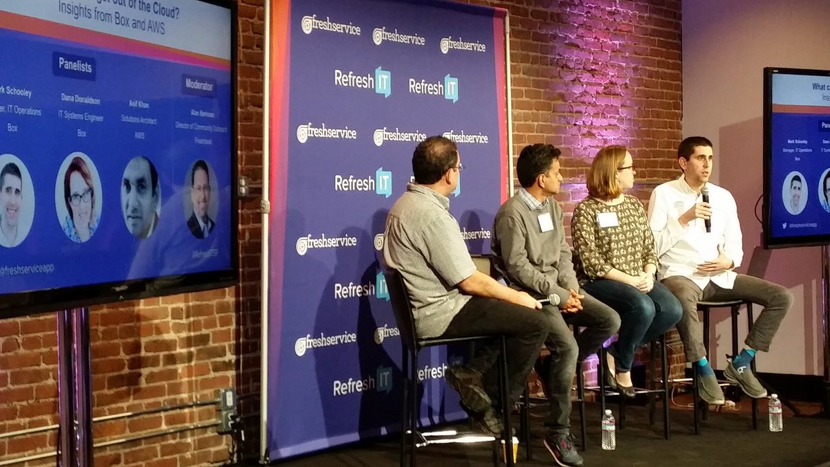 seoul_tiger's tweet photo. #Insightful #Panel #Discussion with @freshserviceapp #Partners @BoxHQ & @AWS here @ #RefreshITSF https://t.co/o8ecJgm67y