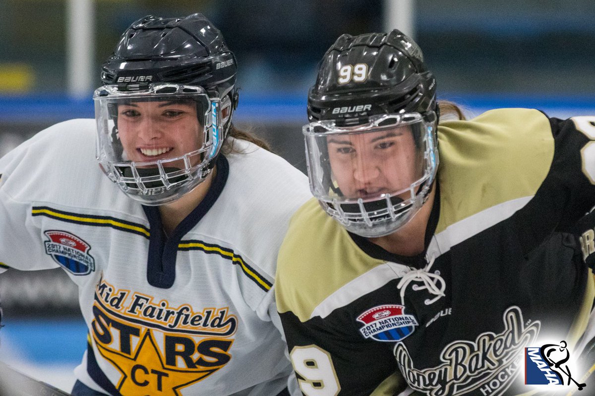 MAHA_Hockey's tweet photo. Lots of 😁 at Day 1 of the @usahockey Girls' National Championships in Rochester/Macomb/Troy. https://t.co/GYuemOAmM3
