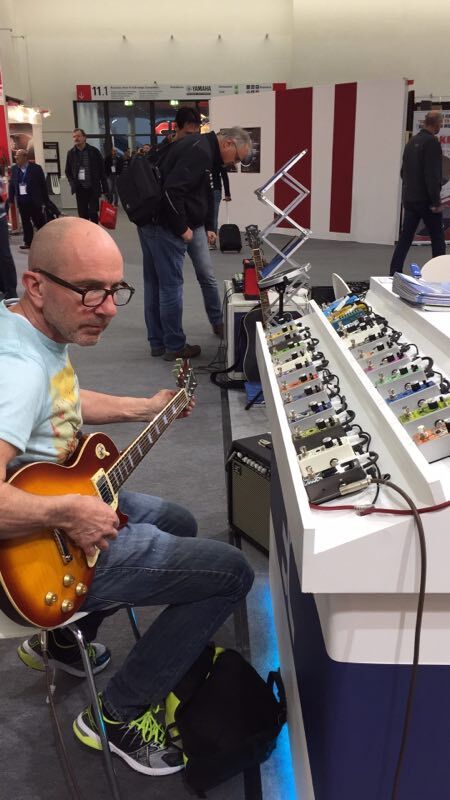 EnoAudio's tweet image. many customers and musicians visit our booth, thank you all😀