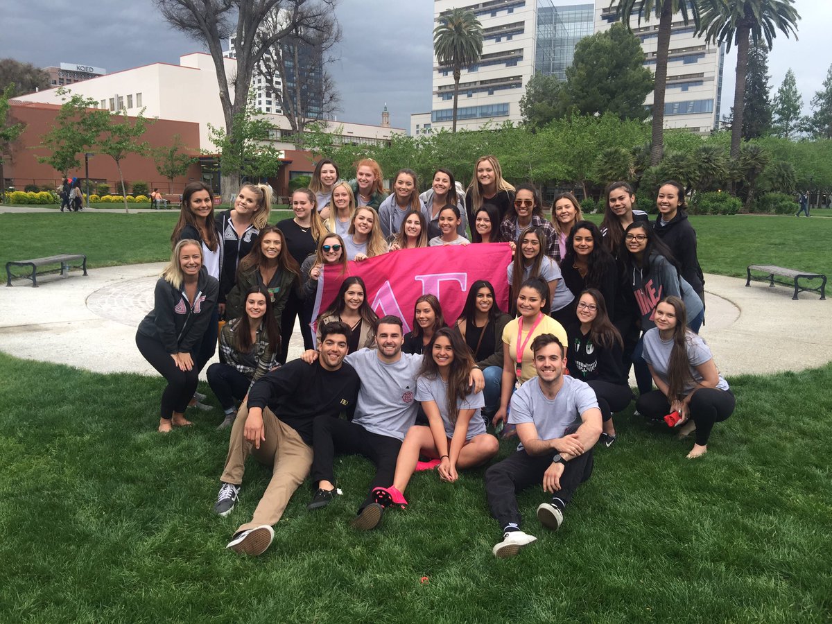 The past few weeks have been filled with good deeds &amp; new friendships. Thanks for this experience <a href="/PikeSJSU/">PikeSJSU</a> and <a href="/DGSJSU/">Delta Gamma · SJSU</a>

My heart is full!