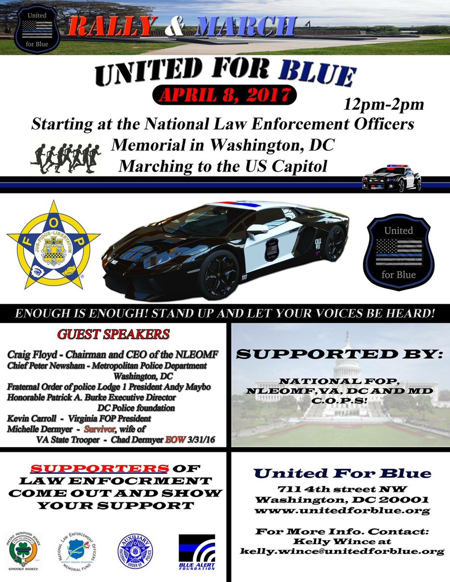 @RallyForLE  join us at our police support rally in DC 4/8/17  "supporting them for protecting us" PLS RT facebook.com/events/1055443…
