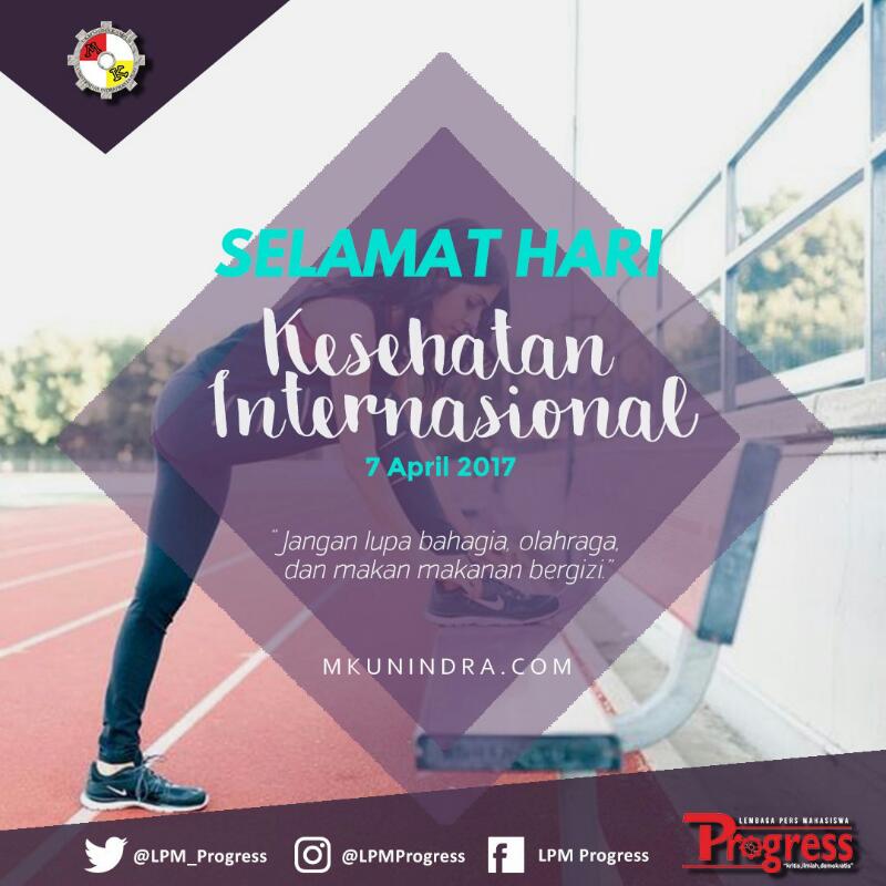 Selamat Hari Kesehatan Internasional
Sehat itu murah, Sakit itu Mahal, jadi jagalah selalu kesehatan kita!!!