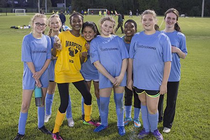 AuburnSoccA's tweet photo. Our U16 Girls Recreational league gives "Empty Water Bottle Award" to a player from *opposing* side who competed w/ maximum intensity #EWBA https://t.co/FpNyLbalwC