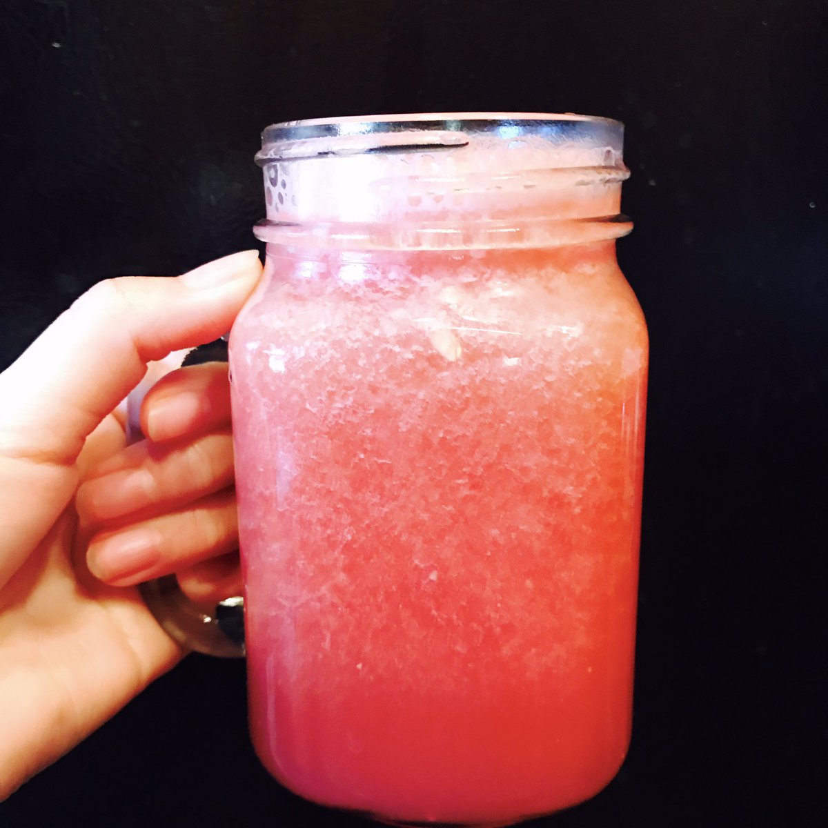 EnyuChen's tweet photo. Drink watermelon juice together. #eng107vf Today is too hot！ https://t.co/pdBegRCLcL