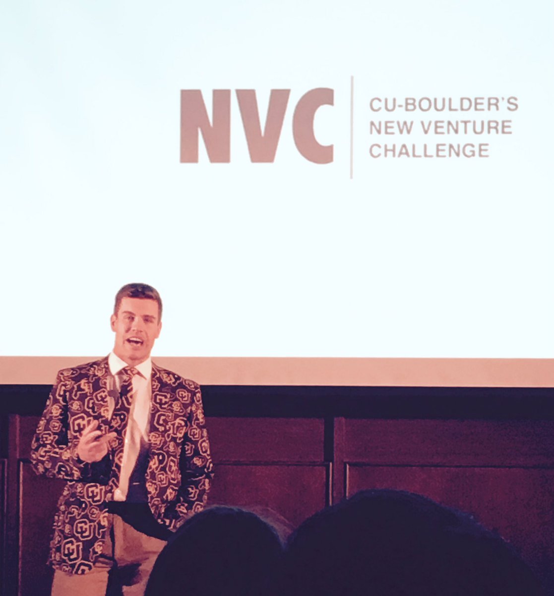 CurioInnovation's tweet photo. Great pitches tonight! New Venture Challenge #NewVentures #cuboulder #coloradostartup https://t.co/ewu9rurorM