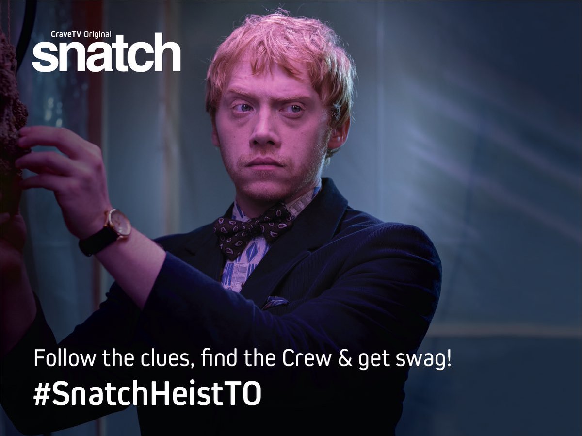 #TORONTO! The #Snatch Crew's sitting on a gold mine of prizes. Starting tomorrow, follow the clues, find the crew &amp; get swag. #SnatchHeistTO
