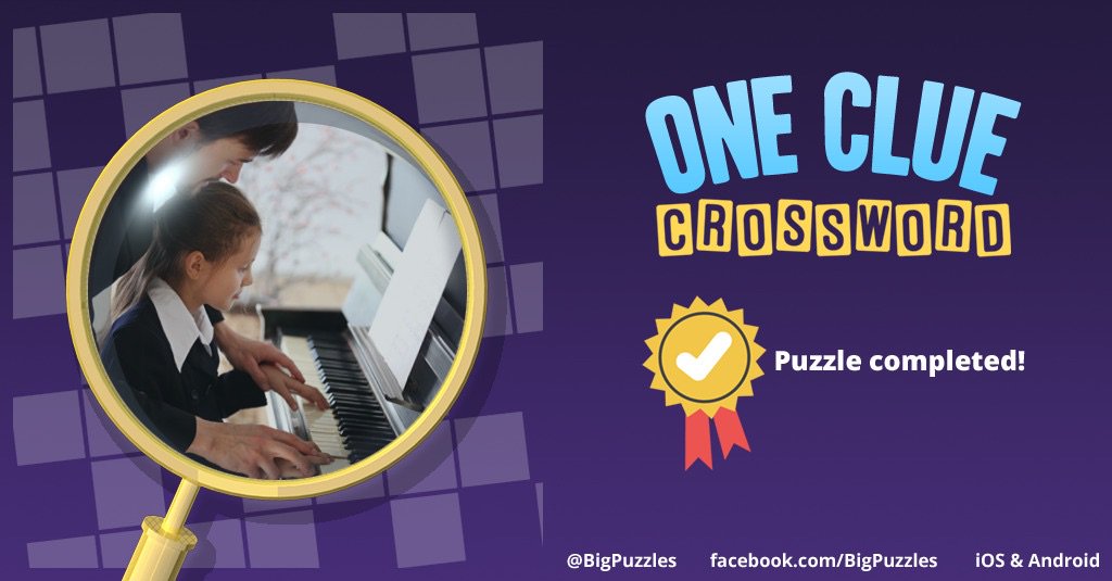 I completed a puzzle in One Clue Crossword. Play now for free!
onecluecrossword.com #OneClueCrossword