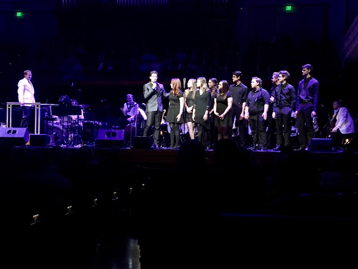 wcsSHSjke's tweet photo. No big deal... just my kids singing with @Matt_Morrison!!!!!!  So proud of you guys! https://t.co/t1d1cQ7TIT