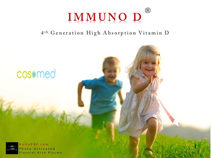 helloprp's tweet image. Hello PRP Therapy
Immuno D - Advanced Vitamin D supplementation used to boost the immune system and healthy gut flora.

Service@HelloPRP.com