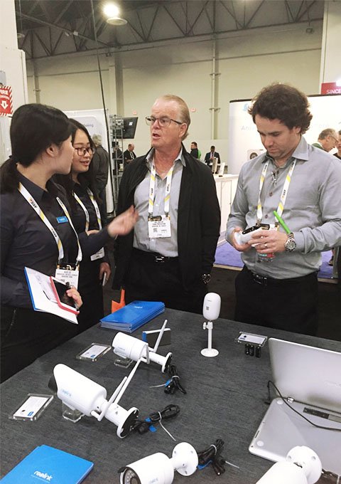 ReolinkTech's tweet image. #Reolink Argus is so eye-catching at #ISCW2017!! Many were amazed by the long standby time, 1080p Full HD resolution and two-way audio.