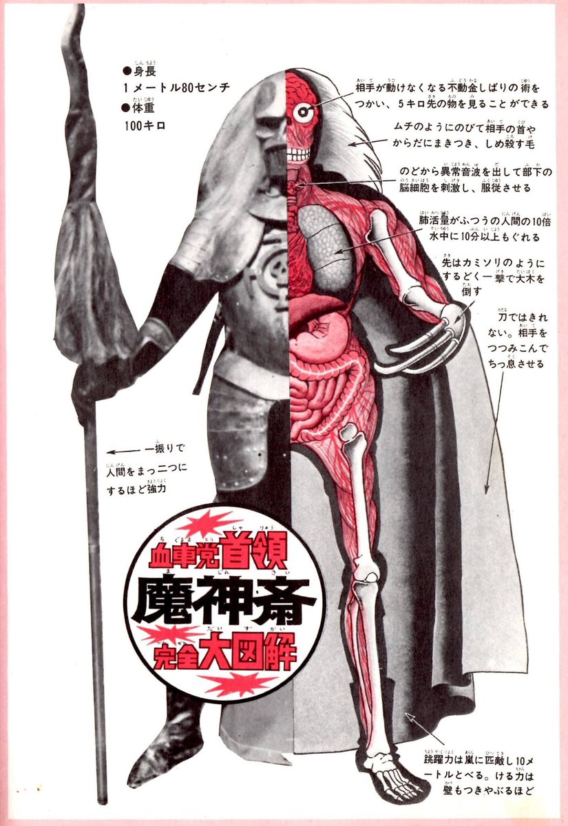 本日4月7日は『変身忍者嵐』の放映45周年。 嵐の敵、血車党の首領