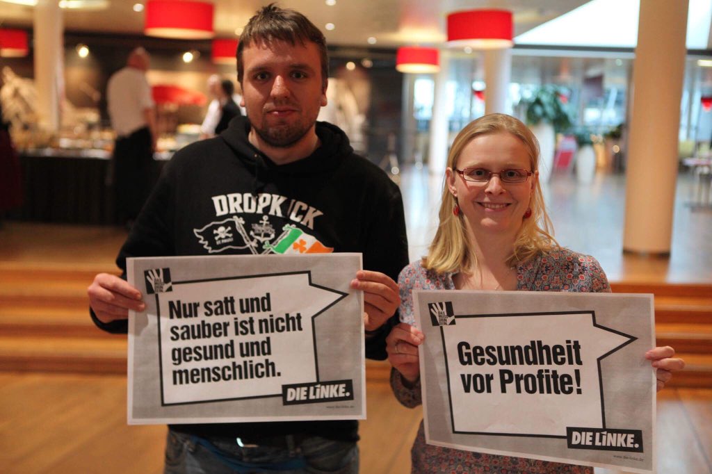 Für eine Verbesserung der Arbeitsbedingungen von Pflegekräfte ein #hunderttausend