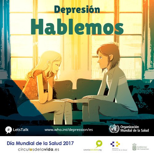 CanSaludable's tweet image. #DíaMundialdelaSalud #Sabíasque la #depresión es la principal causa de problemas de #salud y discapacidad en el mundo? Hablemos #LetsTalk