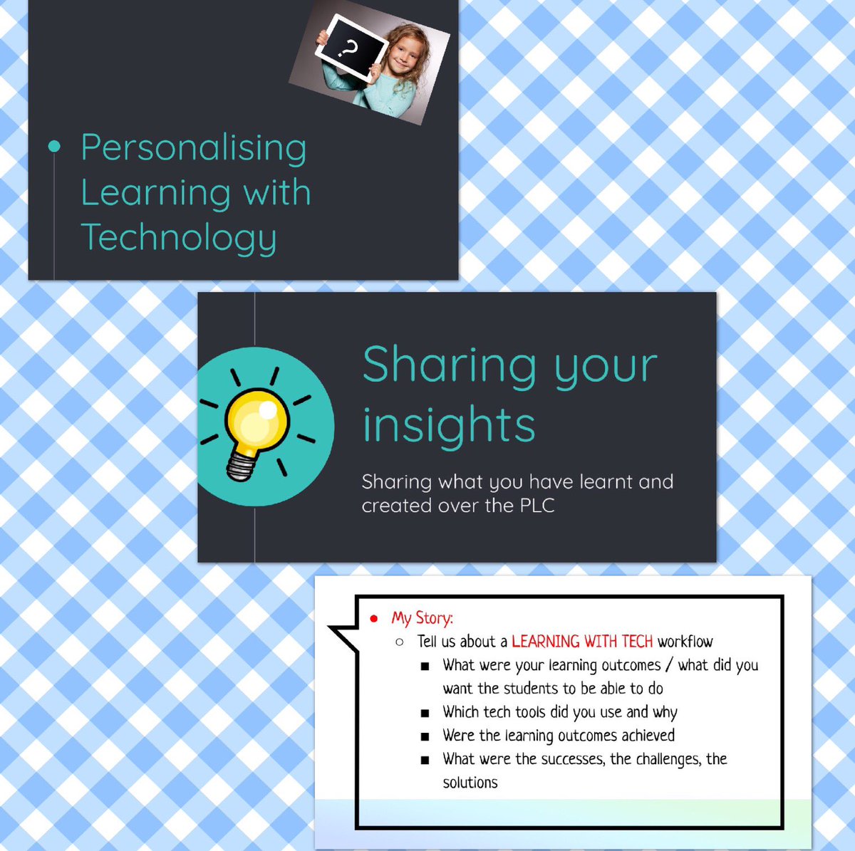 VipulaSharma1's tweet photo. @eslweb a pleasure facilitating the #techforpersonalisation #plc #gisplfriday with you Teacher voice added to presentations Hv a good break https://t.co/mUm76NYajf