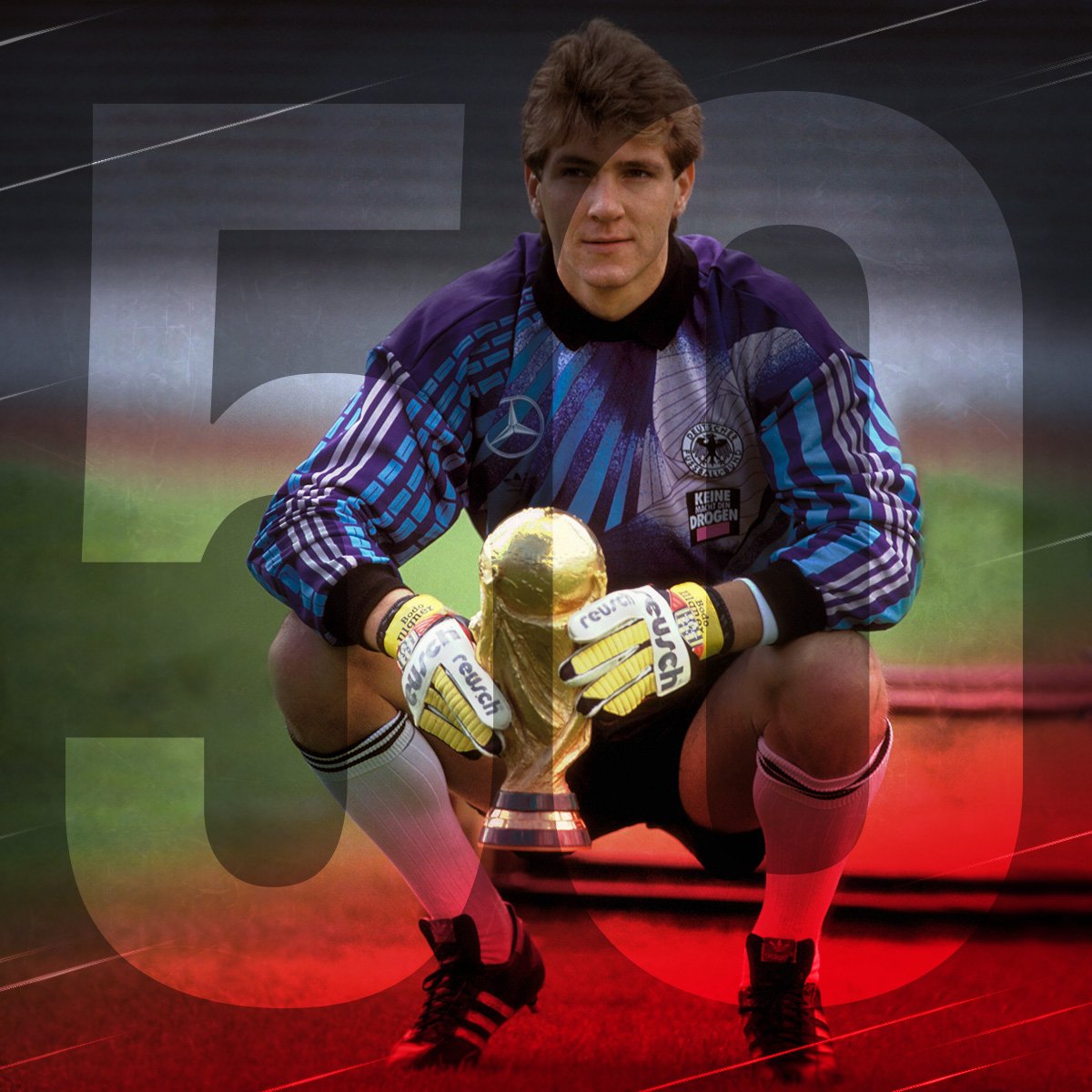   World Cup champion and former GK turns 50 today. Happy Birthday, Bodo! 