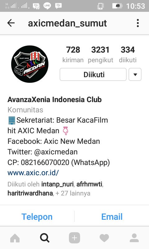 Follow Instagram : axicmedan_sumut and come and join axic Medan (AvanzaXenia Indonesia Club) Sumatera Utara .