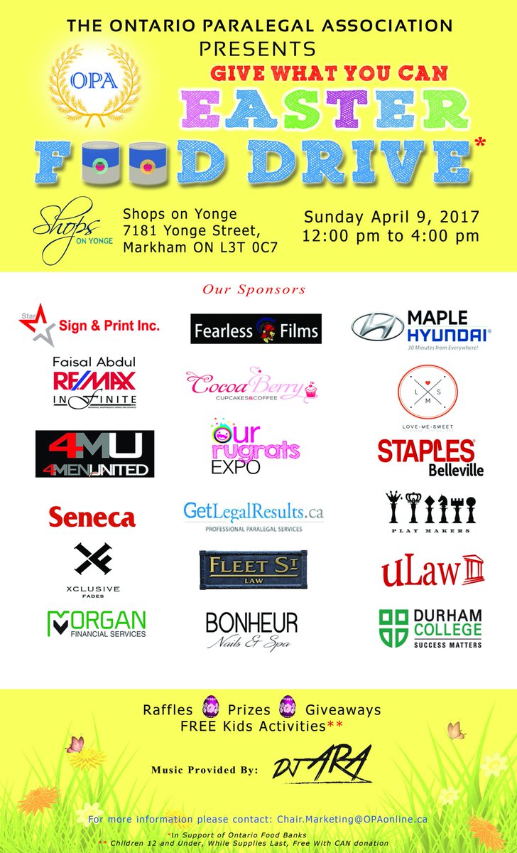 KentParalegal's tweet photo. Hey @AgapeCornwall could you RT this to encourage donations to local food banks outside of the main event in Markham. Thanks! https://t.co/fwzEkG9ikC
