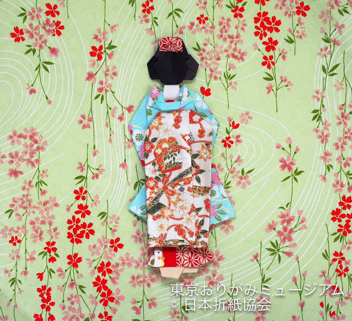 舞妓さん(だらりの帯) (Japanese dancing girl)by Ms. Yaeko KUBOTA