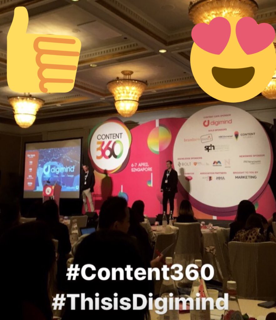 stephendale81's tweet photo. Massive thanks to @MarketingEds for allowing @digimindci to host #contentcafe at #Content360SG. We had an absolute blast!  @OliverGirard ✌🏼 https://t.co/lh2IAUHbW4