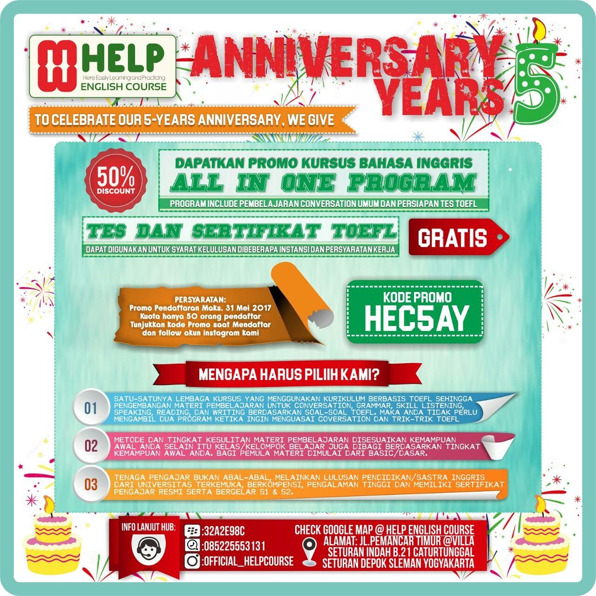 HELP_EnglishEC's tweet photo. Tes dan sertifikat TOEFL100%GRATIS!@BOSAYK13 @BOSAYK15 @bopkridua1949 https://t.co/IquSysa9m0