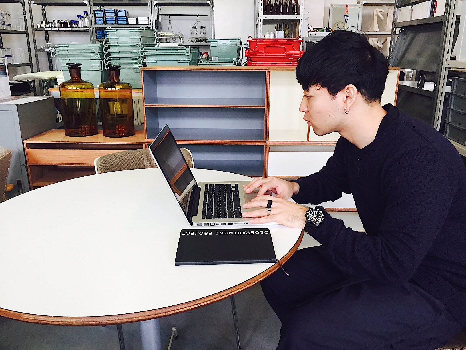 D&DEPARTMENT LAUAN TABLE ROUND 03 テーブル