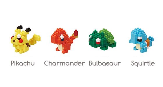 Miki New Mini Size Nano Block Pokemon Sets Now On Sale In Japan Miki New Mini Size Nano Block Pokemon Sets Now On Sale In Japan