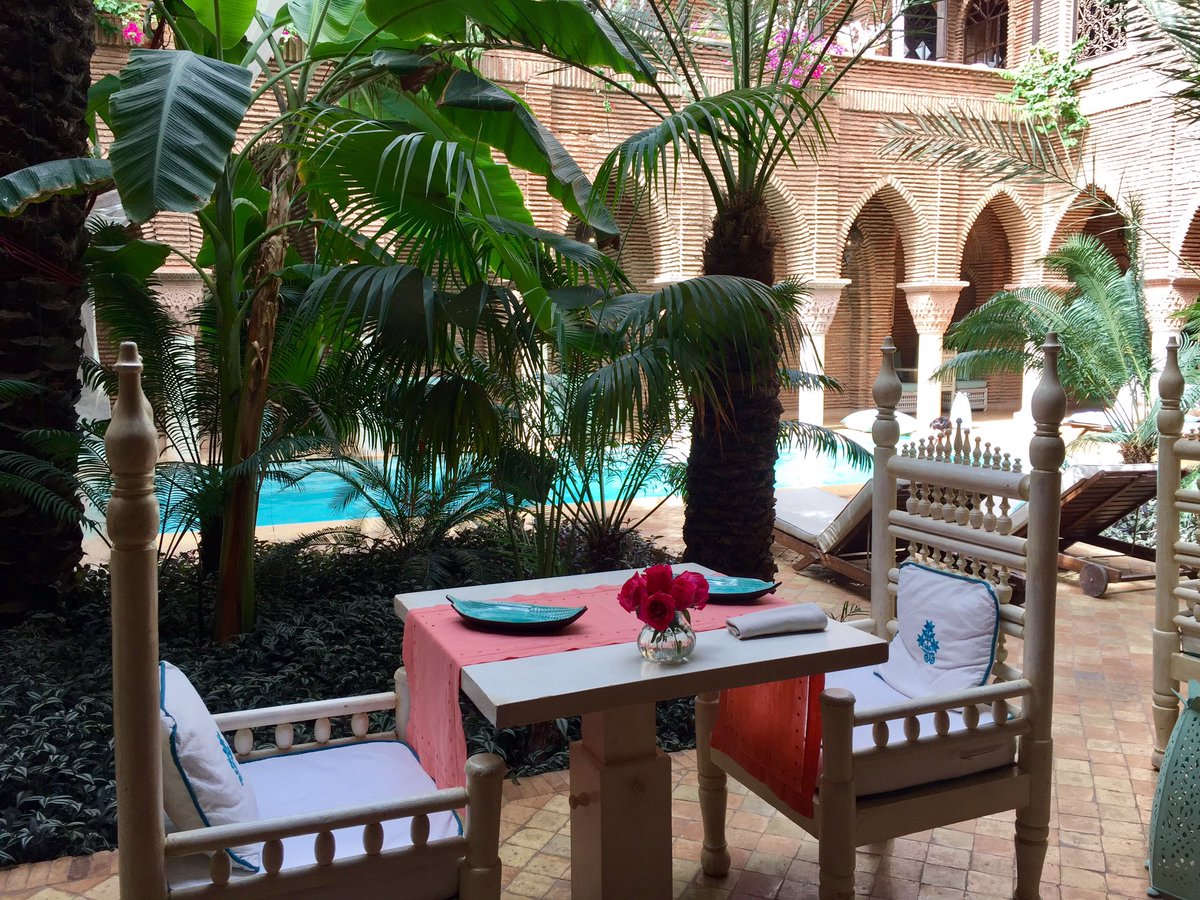 kristiekellahan's tweet photo. Peace and calm at #LaSultanaMarrakech, an oasis from the electric hum that is #Marrakech city. #bypriorarrangement https://t.co/bsjAJsjVnV