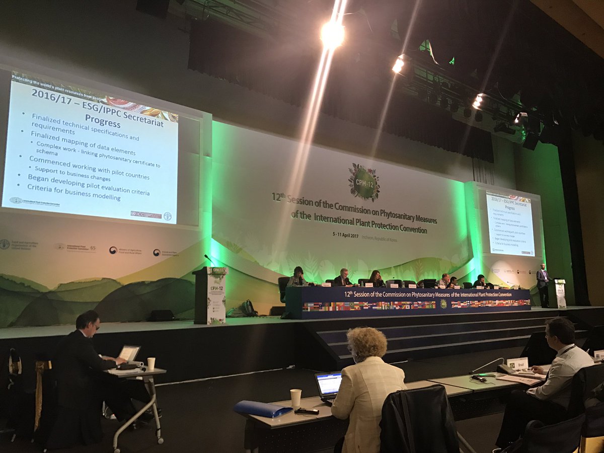 ippcnews's tweet photo. #ePhyto system progress being presented at #CPM12 @WCO_OMD @CITES @FAOWHOCodex @ICT4DatUNCTAD @UNESCAP #ElectronicCertification #PlantHealth https://t.co/ultmGB2Hwj