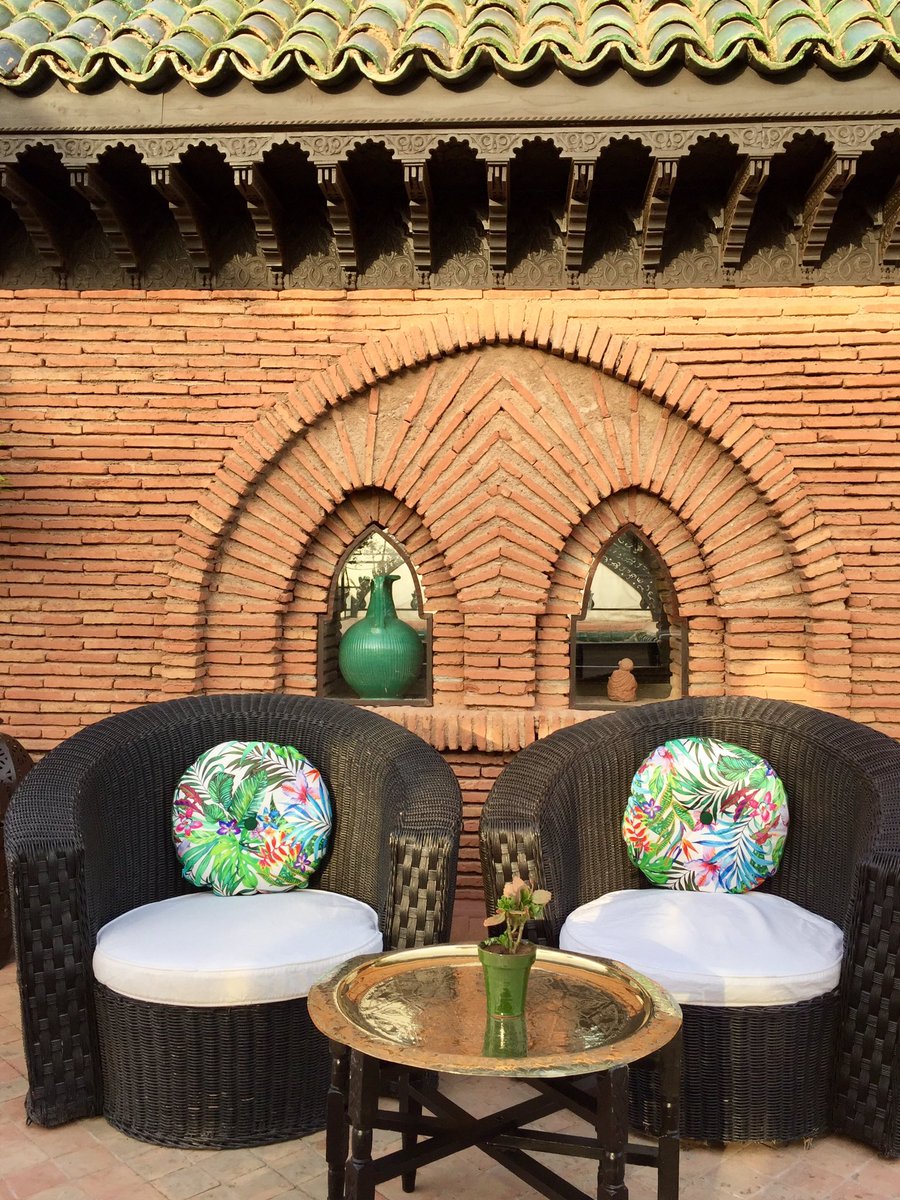 kristiekellahan's tweet photo. Seeing green in the Red City #Marrakech #LaSultanaMarrakech #bypriorarrangement @travellerAU https://t.co/nasIiwNxZE