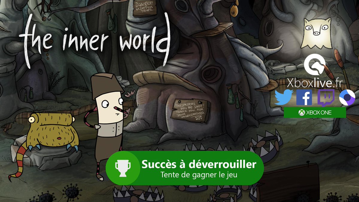 Xboxlivefr's tweet photo. #Concours #CodeduWe - RT &amp; Follow pour tenter de gagner The Inner World  sur #XboxOne https://t.co/Q1eNWKCaGu Merci @HeadupGames https://t.co/7zhhajvQDe