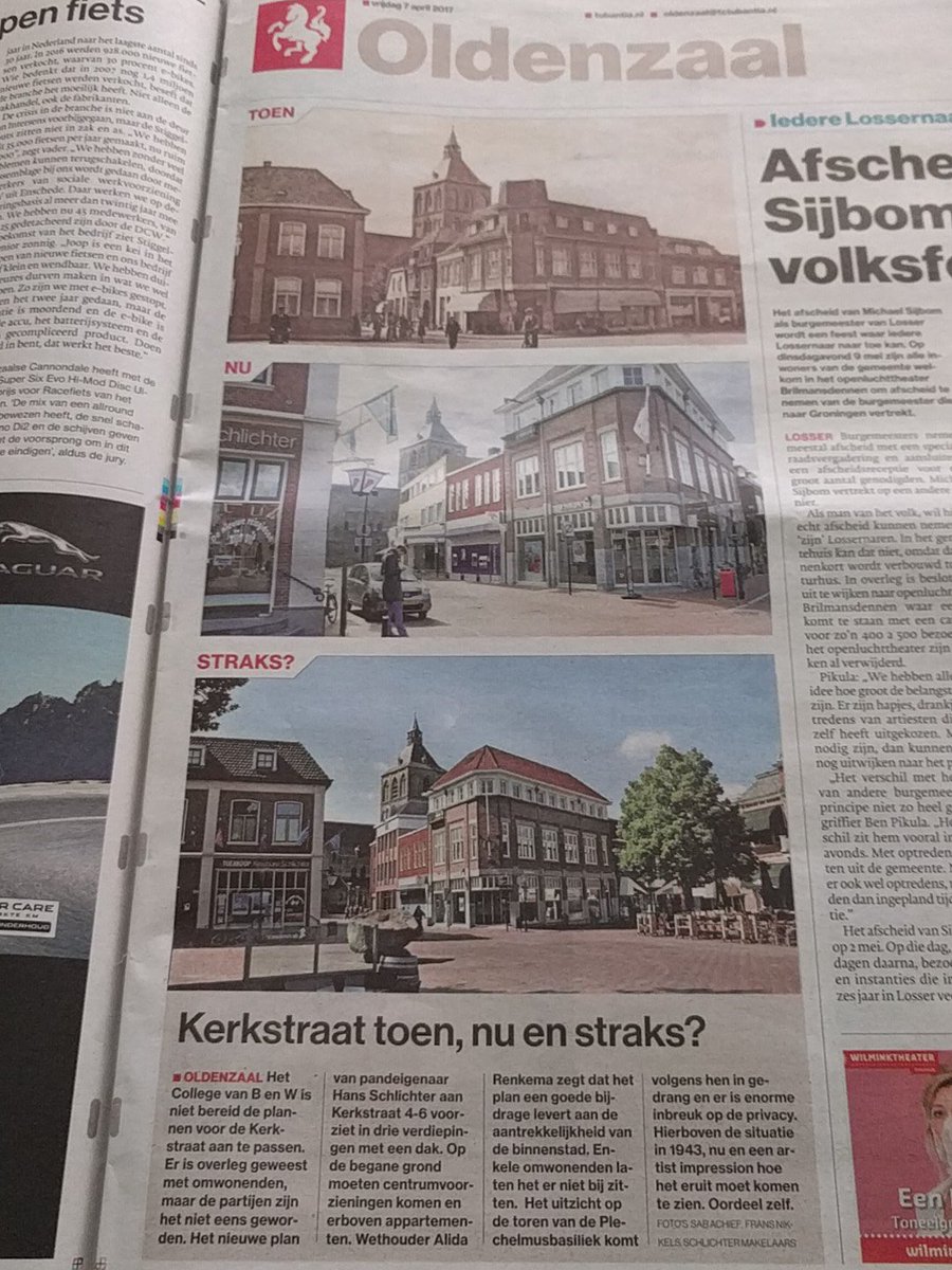 Grapjassen bij de <a href="/tubantia/">Tubantia</a>. Maak dan wel een foto van dezelfde afstand als je eerlijk oordeel van het publiek wenst.