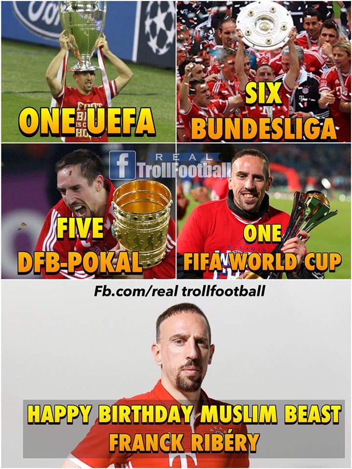 Happy Birthday Franck Ribéry  