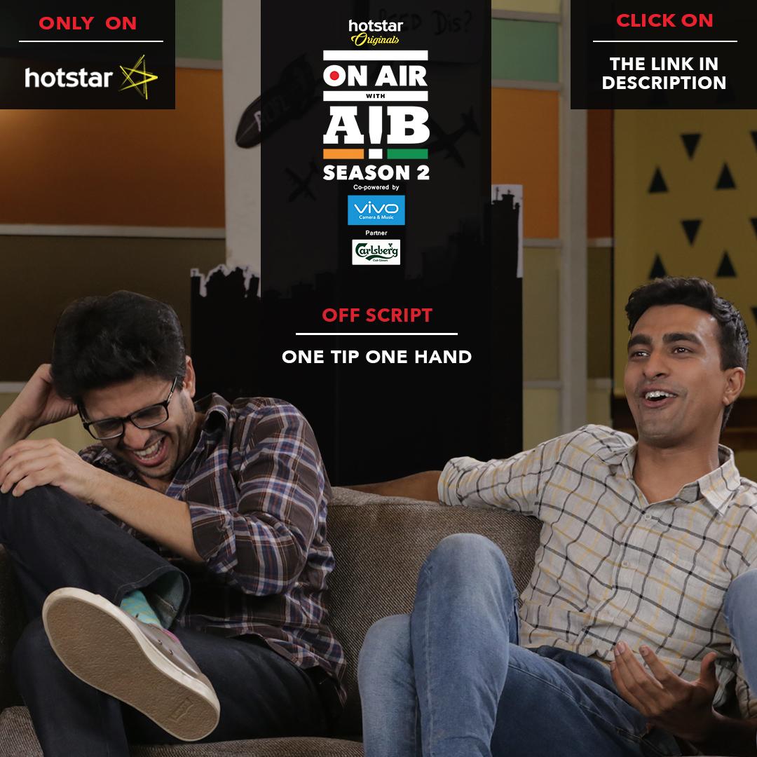 AllIndiaBakchod's tweet photo. Off Script ft. Neville Shah &amp; Varun Thakur. Consolation prize to India's national sport: Cricket. Only on Hotstar https://t.co/ducV5i79fw https://t.co/SEKM6jStKe