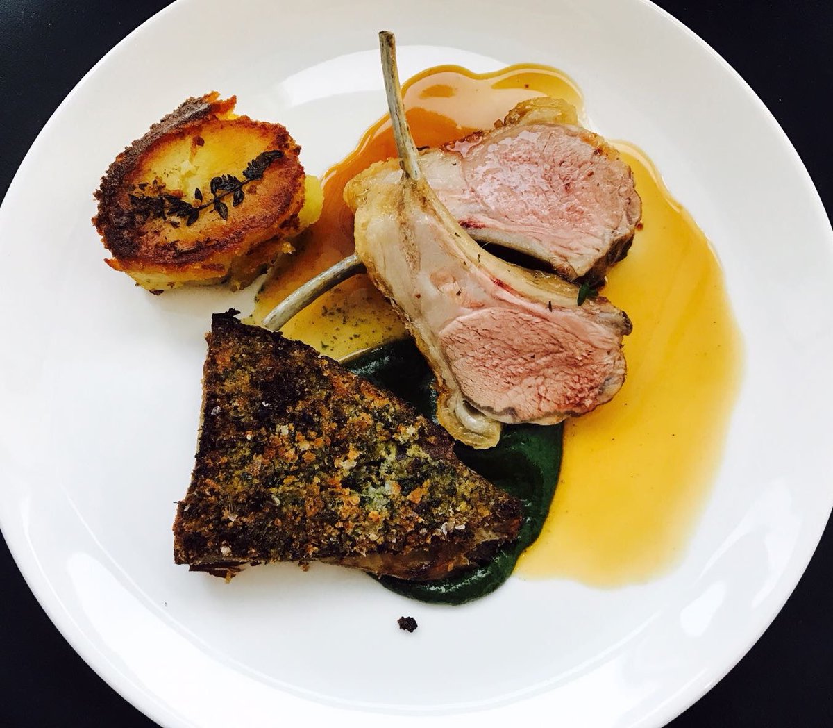 For the next week @ParabolaLondon we are featuring @LeCafeAnglais spring menu with this cracking lamb dish.