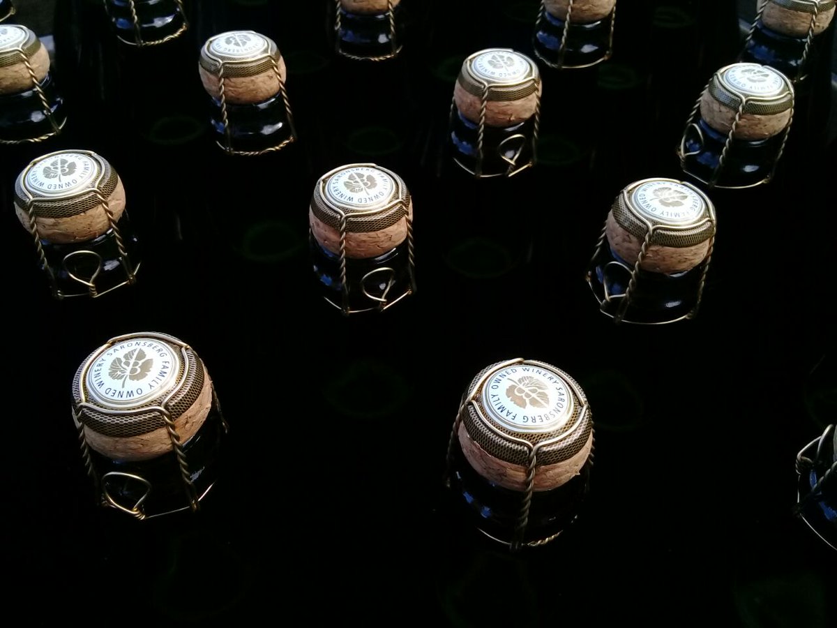 It's Friday and we've got an extra reason to celebrate: Dewaldt and the winemaking team are disgorging our Brut MCC 2015!