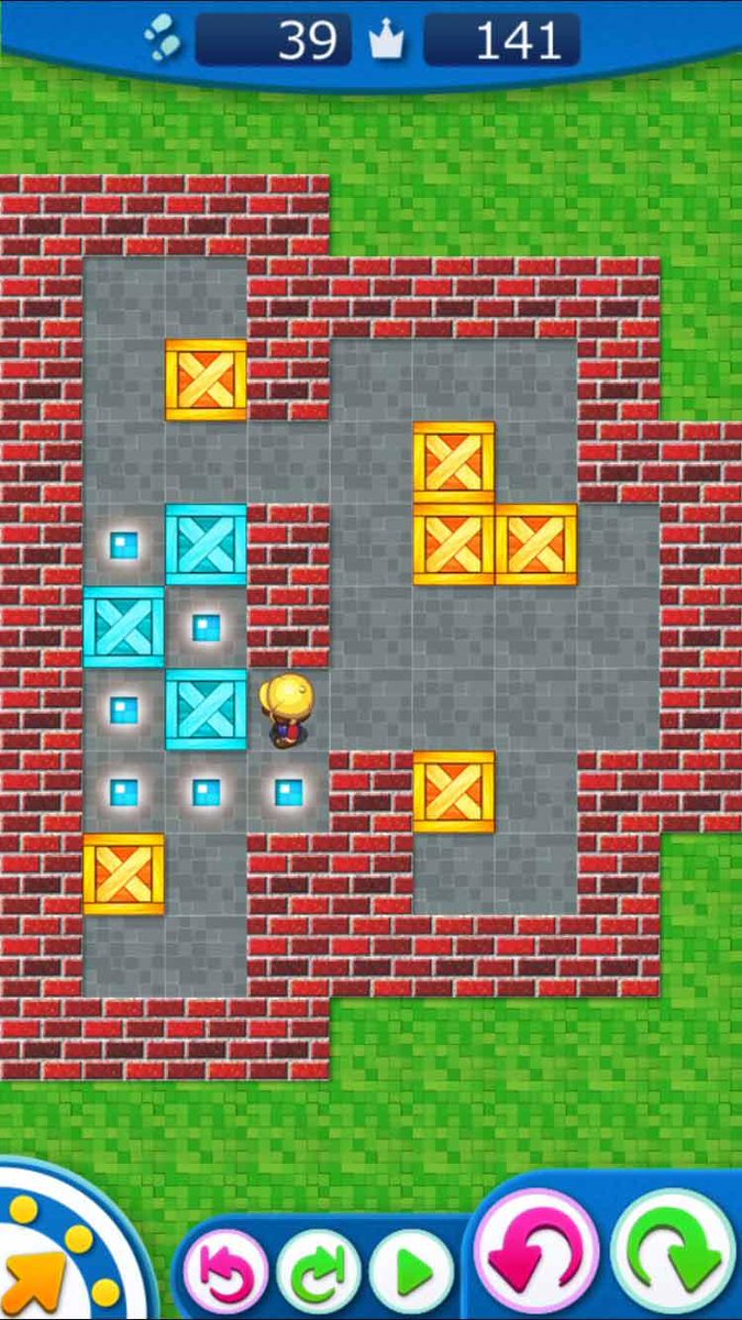 倉庫番のヒントをつぶやくラビくん 公式 倉庫番touch パーフェクト 3 ホロン構造2 攻略 ヒント2 前のヒントから もう少し進めてみたらこんな感じだよ 一見詰まったように見えるでしょ でも大丈夫なんだなぁ