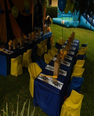 WeddeventsByKui's tweet photo. "Am not saying am batman, but no one has seen us in the same room together." #YellowandBlue #Birthdays #EventsByKui #KidzFestival #Batman https://t.co/Z2TLhRala6