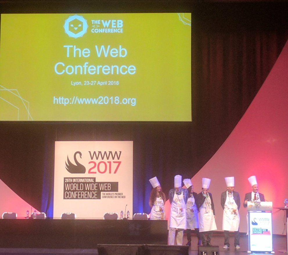 lysander07's tweet image. Getting ready for #TheWebConference next year 2018 in Lyons, France :) #www2017perth
