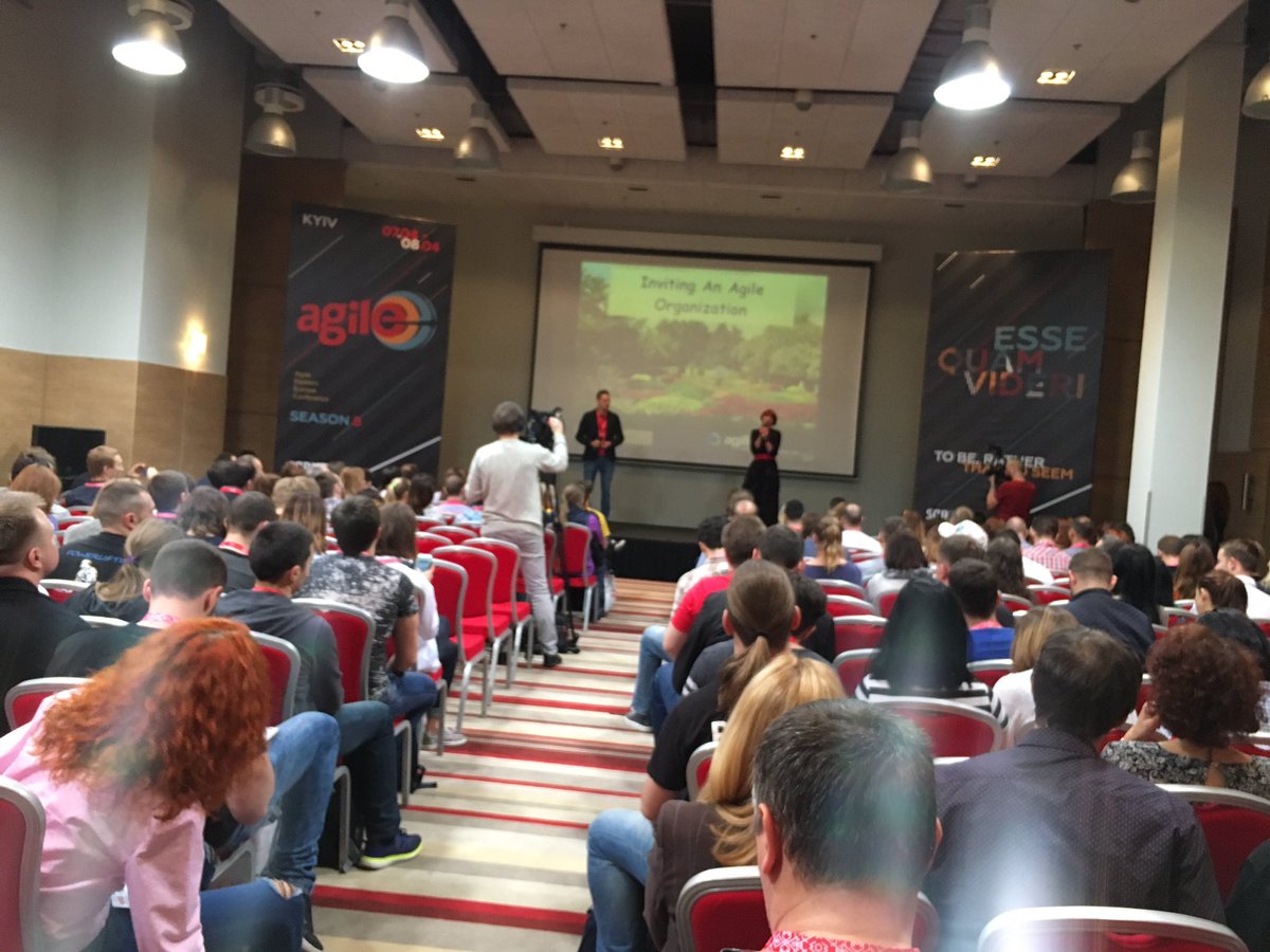 alexeykri's tweet image. #agileee is on!