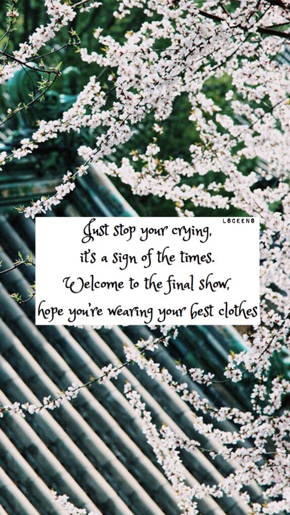 LSceens's tweet photo. free #SignOfTheTimes lyric lockscreens
please RT💕 https://t.co/S8Nd5exS7S