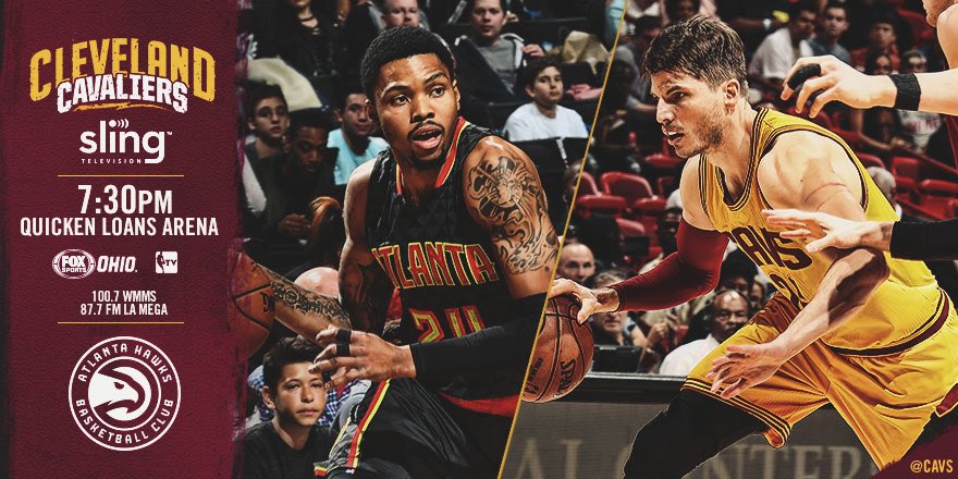 cavs's tweet photo. Only two regular season home games remain!

#CavsHawks PREVIEW: https://t.co/oMtPHgH6wT

#DefendTheLand https://t.co/CN0KQHjBmz