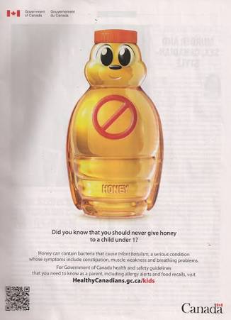 乳児にハチミツはダメ 乳児ボツリヌス症による死亡事案が発生 Togetter