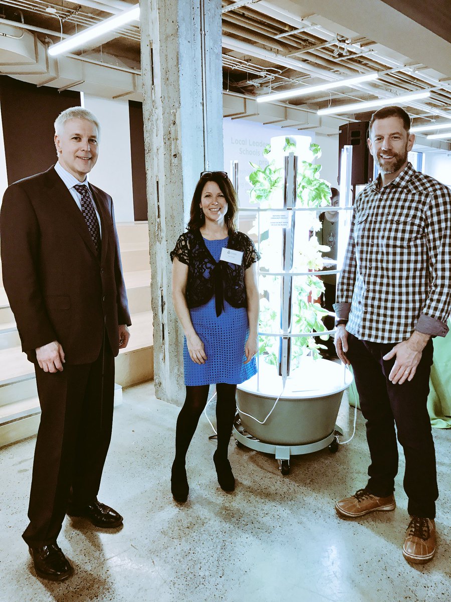 Parkdale Food Center's growing futures initiative at Bayview Yard. It's fantastic to host students in this way