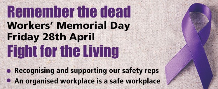 unitetheunion's tweet photo. Who lives and who dies at work is not an accident of chance | Get set for #IWMD17 - https://t.co/ArmcL5hpn2 https://t.co/weBkVwoPVe