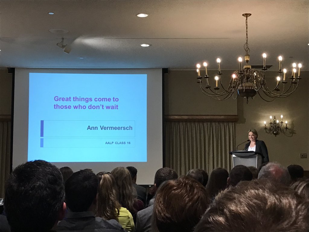 AALPClass's tweet photo. Our last panelist, one of our own @cheekyfarmgirl - 'great things come to those who don't wait' #maverick   #AALP16 https://t.co/gRvQ42TaPl