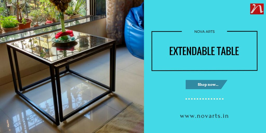 Novarts1's tweet photo. Extendible table:
 There are plenty of designs &amp; sizes , Nova Arts has developed this unique center table #interiordesign #table @Novarts1 https://t.co/ZuaYoRBzFc